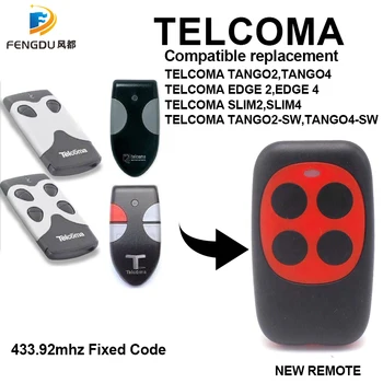 5PCS 433Mhz Duplicator Copy Remote Control For TELCOMA TANGO2 SLIM2 TANGO4-SW For Garage Gate Key Fob Fixed code
5PCS 433Mhz Duplicator Copy Remote Control For TELCOMA TANGO2 SLIM2 TANGO4-SW For Garage Gate Key Fob Fixed code