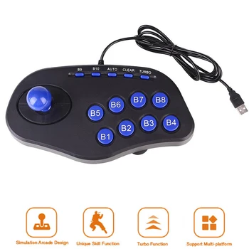 PC Game USB Arcade Joysticks Controller Gamepad with Double Vibration Single Joystick For Windows Vista
PC Game USB Arcade Joysticks Controller Gamepad with Double Vibration Single Joystick For Windows Vista