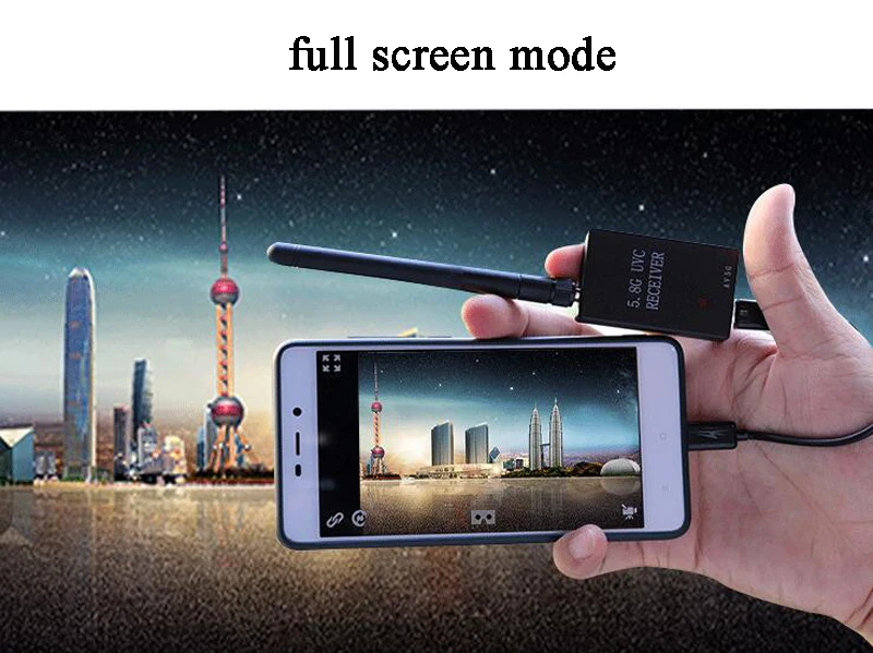 Hot 5.8G FPV Android Telephone FPV Receiver UVC Video Capture Card w/USB Cable Fr Computer OTG Phone Display Fixed Wing Dron FP
Hot 5.8G FPV Android Telephone FPV Receiver UVC Video Capture Card w/USB Cable Fr Computer OTG Phone Display Fixed Wing Dron FP