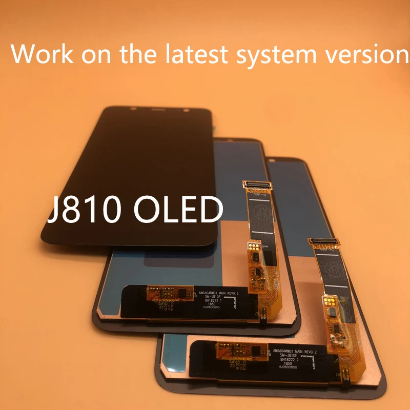 100% AMOLED 6 0 ''ЖК дисплей в сборе для SAMSUNG Galaxy J8 2018 J810 ЖК дигитайзер сенсорный экран