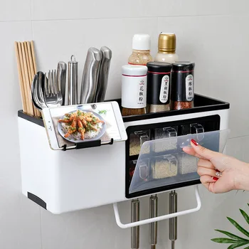 Seasoning Box Kitchen Multi-function Racks Knife Kitchen Supplies Storage Baskets Multi-grain Seasoning Box Set Seasoning
Seasoning Box Kitchen Multi-function Racks Knife Kitchen Supplies Storage Baskets Multi-grain Seasoning Box Set Seasoning