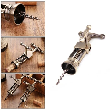 New Antique Wine Opener Portable Multifunction Corkscrew Wine Bottle Opener Home and Bar Tools Corkscrews & Openors Very Hot
New Antique Wine Opener Portable Multifunction Corkscrew Wine Bottle Opener Home and Bar Tools Corkscrews & Openors Very Hot