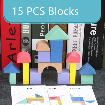 15 PCS Wooden Blocks Early Educational Toy Geometric Assembling Building Blocks Colorful Beech Wood Rainbow block
15 PCS Wooden Blocks Early Educational Toy Geometric Assembling Building Blocks Colorful Beech Wood Rainbow block