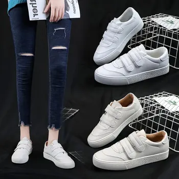 Velcro Shoes White Women's 2020 Spring And Autumn Breathable Sneakers Anti-slip Foreign Trade WOMEN'S Shoes
Velcro Shoes White Women's 2020 Spring And Autumn Breathable Sneakers Anti-slip Foreign Trade WOMEN'S Shoes