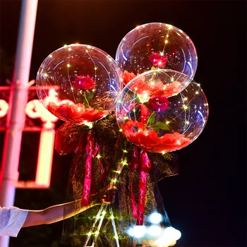 2020 New Balloon Luminous Transparent Belt Lamp Rose Handmade Bouquet Material Balloon Wedding Happy Birthday Party Decoration
2020 New Balloon Luminous Transparent Belt Lamp Rose Handmade Bouquet Material Balloon Wedding Happy Birthday Party Decoration