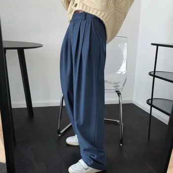 2020 New Spring Summer Solid Color High Waist Wide Log Pants Women Casual Wild Temperament Straight Trouser Tide W014
2020 New Spring Summer Solid Color High Waist Wide Log Pants Women Casual Wild Temperament Straight Trouser Tide W014