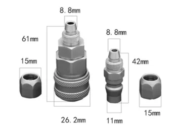 2set C Type Self-locking Quick Connector Press Air Pump Accessories Trachea Male and Female Quick Connector
2set C Type Self-locking Quick Connector Press Air Pump Accessories Trachea Male and Female Quick Connector