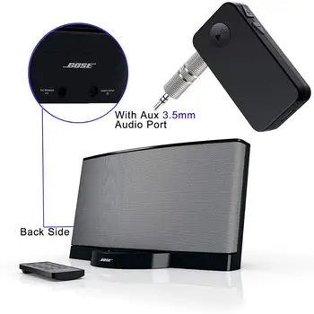 Bluetooth 4.1 Stereo Music Receiver Handsfree Wireless Aux Line In 3.5mm Audio Adapter For home Car Bose II XT Sounddock Speaker
Bluetooth 4.1 Stereo Music Receiver Handsfree Wireless Aux Line In 3.5mm Audio Adapter For home Car Bose II XT Sounddock Speaker