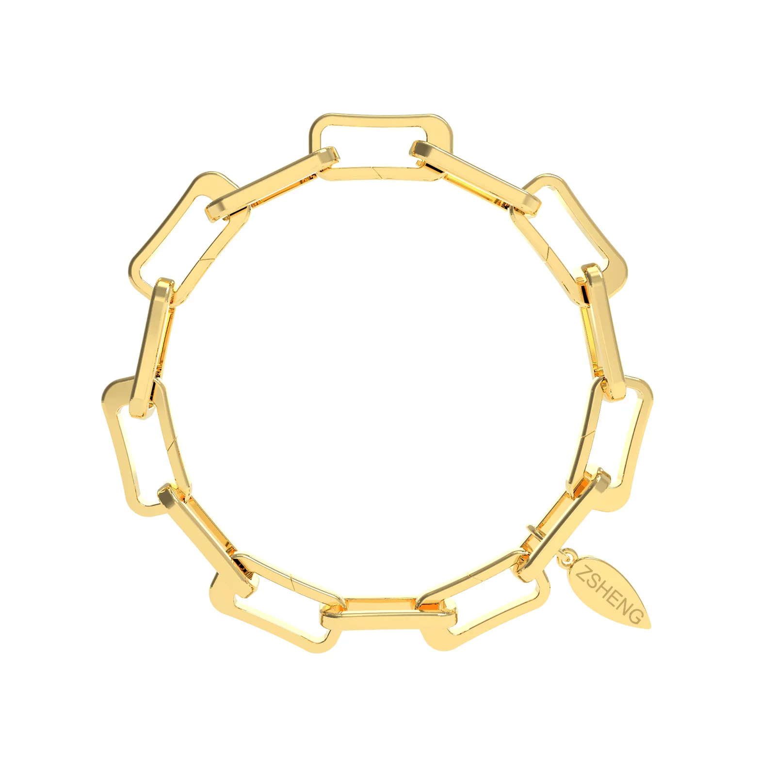20K Gold Plated Adjustable Link Bracelets for Women 14 PC Rectangular Loop Combined Into a Chain Bracelet Charms for Couples
20K Gold Plated Adjustable Link Bracelets for Women 14 PC Rectangular Loop Combined Into a Chain Bracelet Charms for Couples