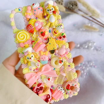 For iphone 11 pro DIY case ip 7/8 plus 6/6s+ 3D cute dog phone cover for iPhone X/XS MAX XR creamy icecream bonut handmade shell
For iphone 11 pro DIY case ip 7/8 plus 6/6s+ 3D cute dog phone cover for iPhone X/XS MAX XR creamy icecream bonut handmade shell