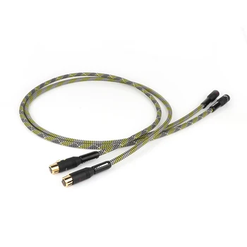 X4181805 OCC COPPER HIFI XLR Balanced Cable ineterconnect wire audio signal wire with XLR plug connector
X4181805 OCC COPPER HIFI XLR Balanced Cable ineterconnect wire audio signal wire with XLR plug connector