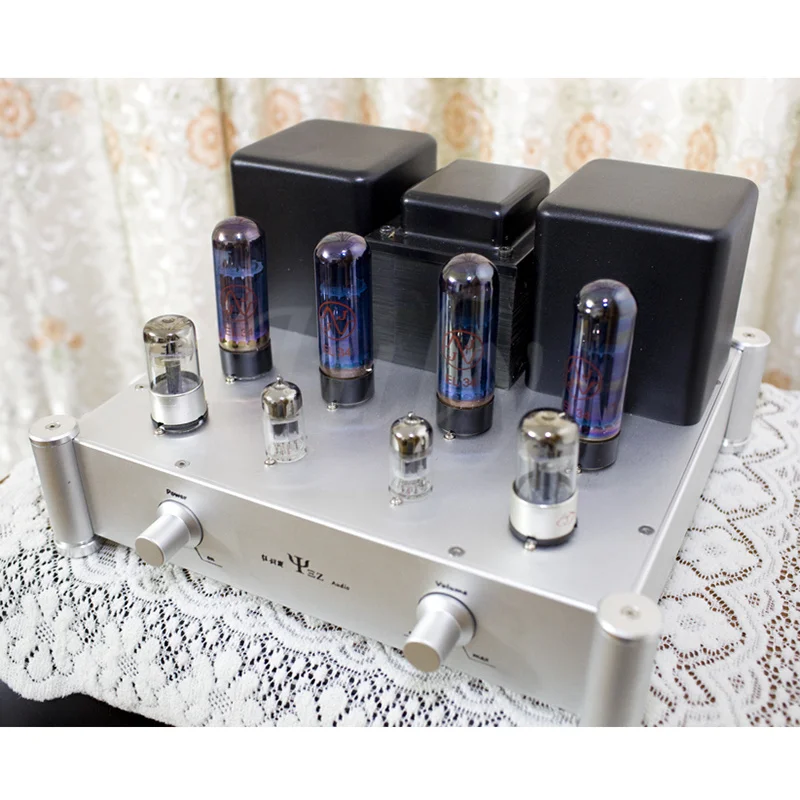 EL34 6N8P electronic tube push-pull amplifier, independent negative pressure adjustment, all manual scaffolding power amplifier
EL34 6N8P electronic tube push-pull amplifier, independent negative pressure adjustment, all manual scaffolding power amplifier