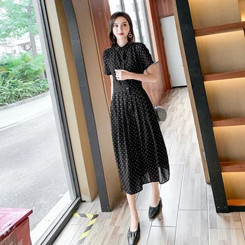 Dress 2019 New Summer Sweet Temperament Korean Style Slender Dot Point Chiffon Dress
Dress 2019 New Summer Sweet Temperament Korean Style Slender Dot Point Chiffon Dress
