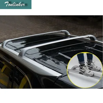 Tonlinker 4PCS Car styling aluminum alloy Cross roof bar luggage racks/roof rail Stickers for TOYOTA HIGHLANDER 2015 accessories
Tonlinker 4PCS Car styling aluminum alloy Cross roof bar luggage racks/roof rail Stickers for TOYOTA HIGHLANDER 2015 accessories