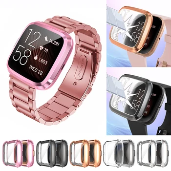 360 3D Screen Protector Case for Fitbit Versa 2 Protective Cover Fit bit Versa2 Bracelet Smart Watch Band Protection Accessories
360 3D Screen Protector Case for Fitbit Versa 2 Protective Cover Fit bit Versa2 Bracelet Smart Watch Band Protection Accessories