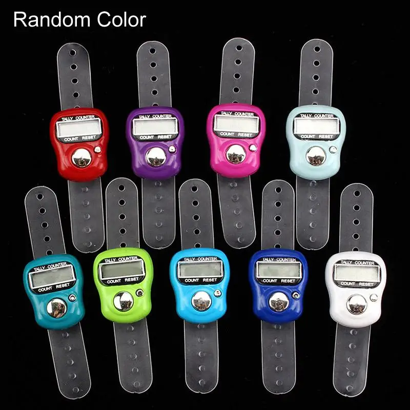 Kuulee Mini Electronic Digital Counter Mini LCD Hand Held Finger Ring Tally Counter Stitch Marker Plastic Row Counter Portable
Kuulee Mini Electronic Digital Counter Mini LCD Hand Held Finger Ring Tally Counter Stitch Marker Plastic Row Counter Portable