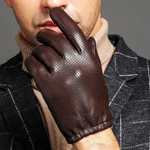 Spring Autumn Full Finger Thin Touch Screen Gloves Men Genuine Sheepskin Leather Gloves Driving Riding Motor Gloves NR157-1
Spring Autumn Full Finger Thin Touch Screen Gloves Men Genuine Sheepskin Leather Gloves Driving Riding Motor Gloves NR157-1