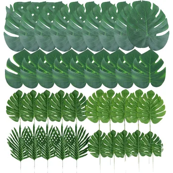 HOT 45Pcs Artificial Palm Leaves for Party Artificial Tropical Plants for Table Decoration Home Garden Decoration
HOT 45Pcs Artificial Palm Leaves for Party Artificial Tropical Plants for Table Decoration Home Garden Decoration