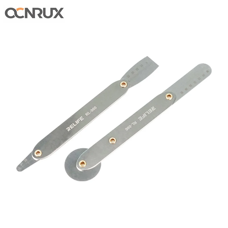 Relife RL-060 2 in 1 LCD Screen Disassembly Set Metal Anti Corrosion Open Pry Tools for Curved Screen CPU Tin Scraping Tool
Relife RL-060 2 in 1 LCD Screen Disassembly Set Metal Anti Corrosion Open Pry Tools for Curved Screen CPU Tin Scraping Tool