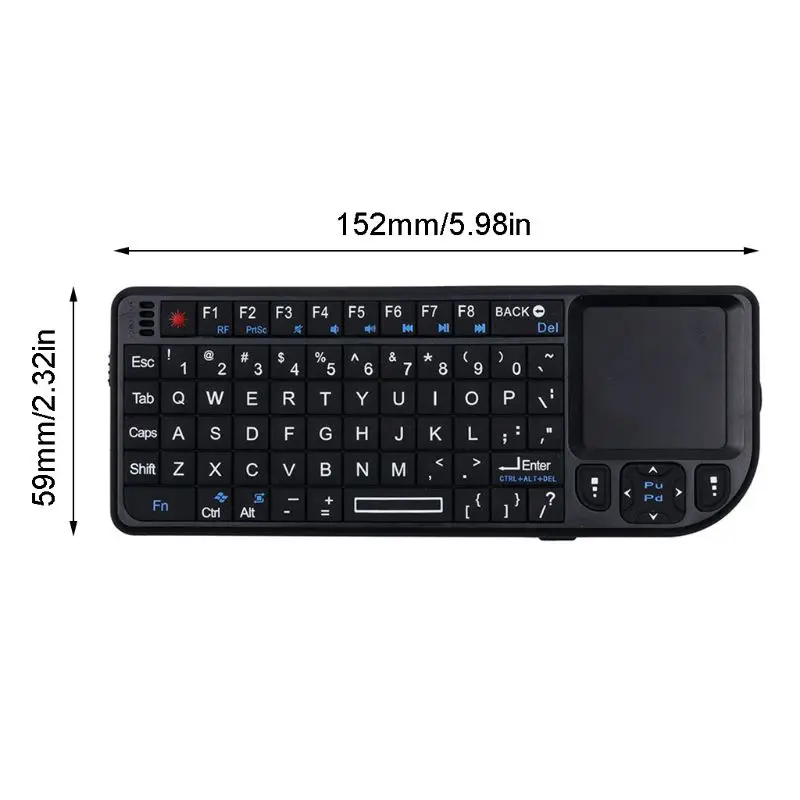 A8 2.4G Mini Wireless Keyboard with Handheld Touchpad for PC Smart TV Projector D08B
A8 2.4G Mini Wireless Keyboard with Handheld Touchpad for PC Smart TV Projector D08B