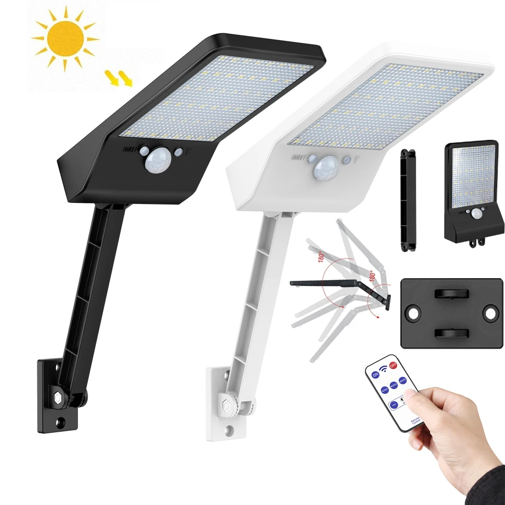 LWARML 48 led Solar Light 450LM PIR Motion Sensor Ip65 Waterproof Outdoor street wall garden lamp rotable Remote Control
LWARML 48 led Solar Light 450LM PIR Motion Sensor Ip65 Waterproof Outdoor street wall garden lamp rotable Remote Control