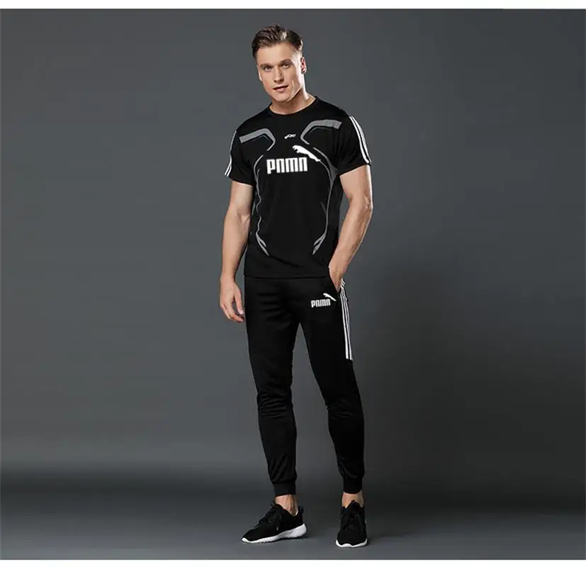3 Pieces / Set Men's Suit Fitness Pants + Sports Shorts + Short Sleeve T-shirt Sportswear Suit Football Suit Gym Running Suit
3 Pieces / Set Men's Suit Fitness Pants + Sports Shorts + Short Sleeve T-shirt Sportswear Suit Football Suit Gym Running Suit
