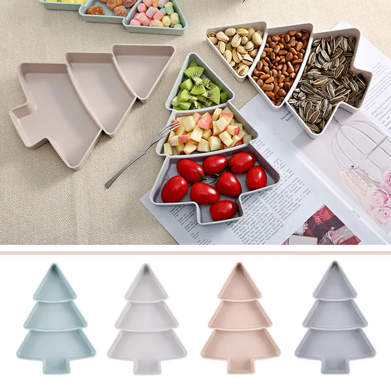 Snack Tray Fruit Tray Nut Dish Durable Sturdy Tree Shape Plastic New Year 3 Grids Storage Christmas Gift Multi-Use
Snack Tray Fruit Tray Nut Dish Durable Sturdy Tree Shape Plastic New Year 3 Grids Storage Christmas Gift Multi-Use
