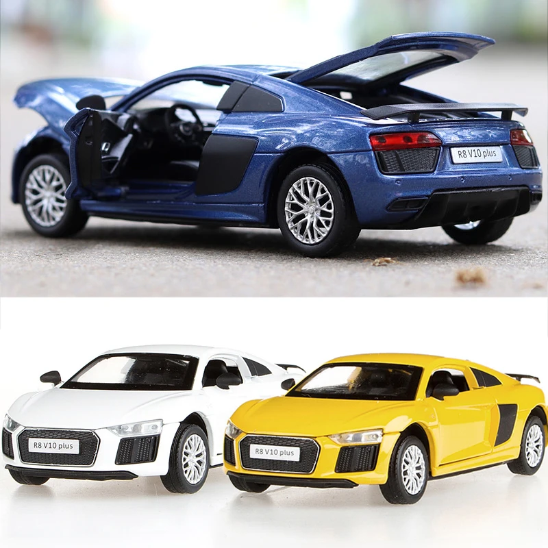 1:32 R8 Diecast Metal Car Models High Simulation Vehicle Toy Alloy Auto With Hot Pull Back Wheels Light & Sound Gifts For Kids
1:32 R8 Diecast Metal Car Models High Simulation Vehicle Toy Alloy Auto With Hot Pull Back Wheels Light & Sound Gifts For Kids