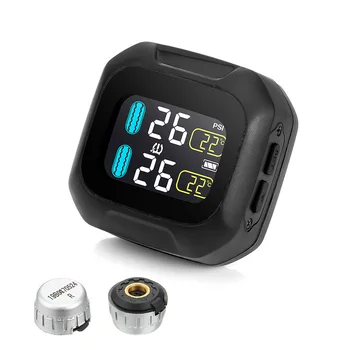 M3 Waterproof Motorcycle Real Time Tire Pressure Monitoring System TPMS Wireless LCD Display Internal or External WI/TH Sensors
M3 Waterproof Motorcycle Real Time Tire Pressure Monitoring System TPMS Wireless LCD Display Internal or External WI/TH Sensors
