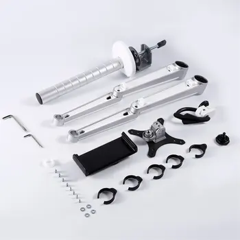 Silver Aluminum Alloy Adjustable Combination Desk Holder Bracket Stand Mount Dual Arm QA8Z for Computer Tablet Monitors Durable
Silver Aluminum Alloy Adjustable Combination Desk Holder Bracket Stand Mount Dual Arm QA8Z for Computer Tablet Monitors Durable