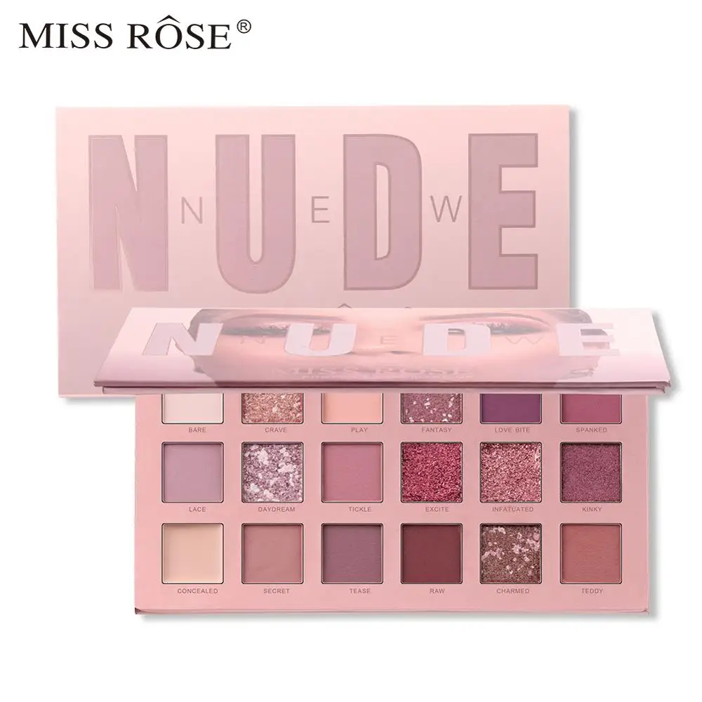 MISS ROSE Nude 18 color eyeshadow huda mashed potatoes eyeshadow pearly matte sunset desert rose eyeshadow palette
MISS ROSE Nude 18 color eyeshadow huda mashed potatoes eyeshadow pearly matte sunset desert rose eyeshadow palette