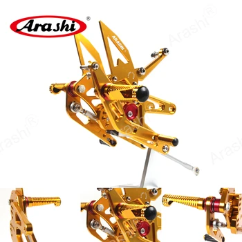 Arashi YZF-R6 CNC Adjustable Footrest For YAMAHA YZF R6 2003 2004 2005 Foot Pegs Rider Rear Sets Rearset Footrest Rest Gold 
Arashi YZF-R6 CNC Adjustable Footrest For YAMAHA YZF R6 2003 2004 2005 Foot Pegs Rider Rear Sets Rearset Footrest Rest Gold