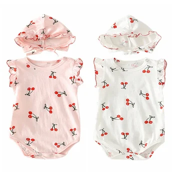 2020 Summer Sleeveless Newborn Baby Girl Clothes Cute Cherry Print Romper Jumpsuit Soft Baby Outfit One Piece
2020 Summer Sleeveless Newborn Baby Girl Clothes Cute Cherry Print Romper Jumpsuit Soft Baby Outfit One Piece
