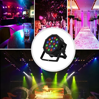 18LED high brightness LED 7 channels Color DMX Voice Control Self-Propelled Stage Lights Disco Ball KTV Christmas^30
18LED high brightness LED 7 channels Color DMX Voice Control Self-Propelled Stage Lights Disco Ball KTV Christmas^30