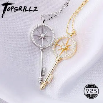 TOPGRILLZ 100% 925 Sterling Silver Pendant Gold Silver Color Iced Zircon Fashion Charm Pendant Necklace Women Jewelry For Gift
TOPGRILLZ 100% 925 Sterling Silver Pendant Gold Silver Color Iced Zircon Fashion Charm Pendant Necklace Women Jewelry For Gift