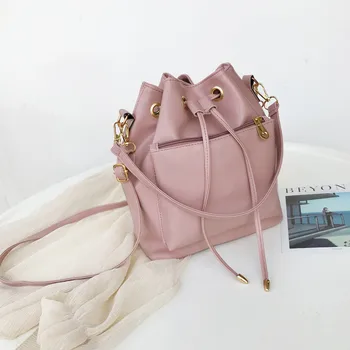 Women bag Backpacks Fashion Solid Color Leather Bag Bucket Bag Ladies outdoor simple zipper leather shoulder Backpacks #40
Women bag Backpacks Fashion Solid Color Leather Bag Bucket Bag Ladies outdoor simple zipper leather shoulder Backpacks #40