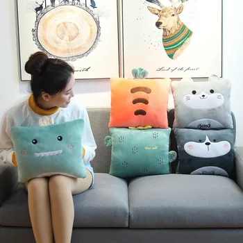 Car Mounted Cartoon Pillow Blanket Nap Pillow Air Conditioner Blanket Car Home Dual Purpose Multi-functional Winter Cushion Blan
Car Mounted Cartoon Pillow Blanket Nap Pillow Air Conditioner Blanket Car Home Dual Purpose Multi-functional Winter Cushion Blan