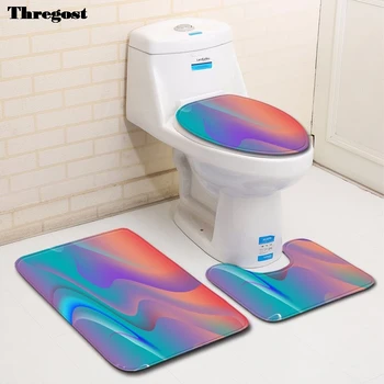 Thregost 3D Print Bathroom Rug Set 3 Piece Toilet Bath Mats Microfiber Washable and Absorbent Soft Shower Mat Non Slip Carpet
Thregost 3D Print Bathroom Rug Set 3 Piece Toilet Bath Mats Microfiber Washable and Absorbent Soft Shower Mat Non Slip Carpet