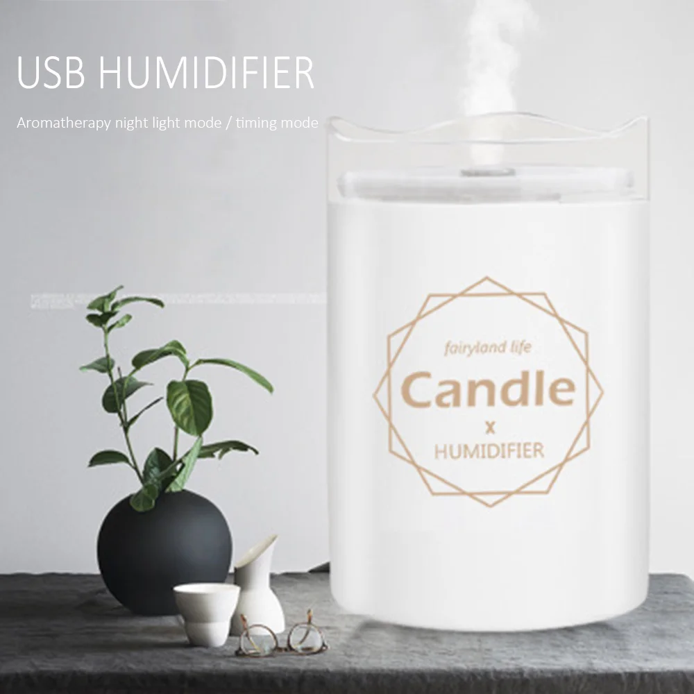300ML Ultrasonic Air Humidifier Candle Romantic Soft Light USB Essential Oil Diffuser Car Purifier Aroma Anion Mist Maker
300ML Ultrasonic Air Humidifier Candle Romantic Soft Light USB Essential Oil Diffuser Car Purifier Aroma Anion Mist Maker