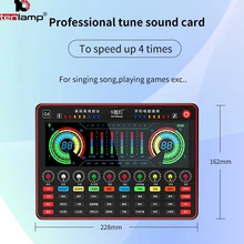 Tenlamp G4 Sound Card Audio USB Wired Single Microphone Webcast Live Sound Card for Phone Computer PC Singing Live Stream Gaming
Tenlamp G4 Sound Card Audio USB Wired Single Microphone Webcast Live Sound Card for Phone Computer PC Singing Live Stream Gaming