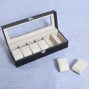 2/6/10 Digits High-end Watch Case PU Watch Display Box Gift Box with Removable Pillow Transparent Cover Storage Tool
2/6/10 Digits High-end Watch Case PU Watch Display Box Gift Box with Removable Pillow Transparent Cover Storage Tool