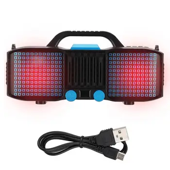 MP3 Speaker Colorful LED Hands-Free Calling USB Charging FM Speaker with TF Card Slot
MP3 Speaker Colorful LED Hands-Free Calling USB Charging FM Speaker with TF Card Slot