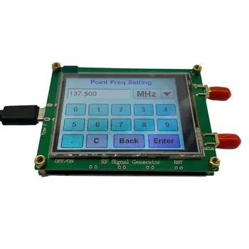 ADF4350 RF Signal Source Generator Wave Point Frequency Sweep Contact Screen LCD
ADF4350 RF Signal Source Generator Wave Point Frequency Sweep Contact Screen LCD