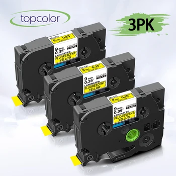 Topcolor 3PK C21 tze-C21 Fluorescent Label Tape Compatible Brother Label Printer tze C21 tzC21 for PT 1290 H110 E100 Typewriter 
Topcolor 3PK C21 tze-C21 Fluorescent Label Tape Compatible Brother Label Printer tze C21 tzC21 for PT 1290 H110 E100 Typewriter