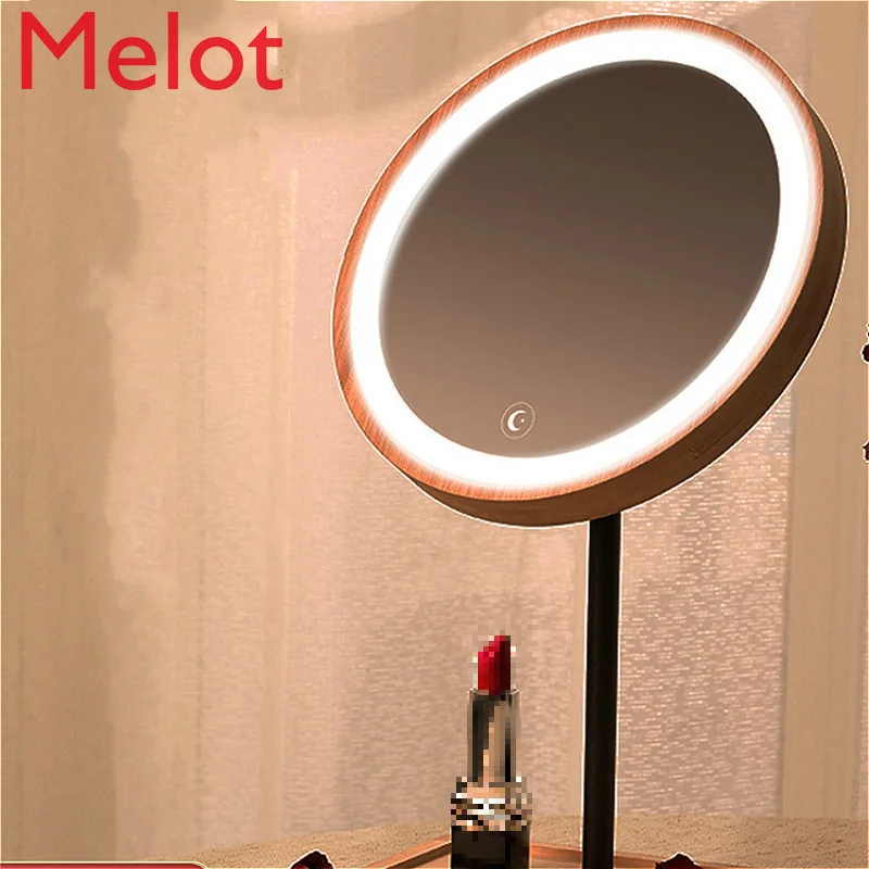 High-Grade Wooden Folding Makeup Mirror Desktop LED Light Makeup Mirror Desktop Dormitory Students with Light Dressing Mirror
High-Grade Wooden Folding Makeup Mirror Desktop LED Light Makeup Mirror Desktop Dormitory Students with Light Dressing Mirror