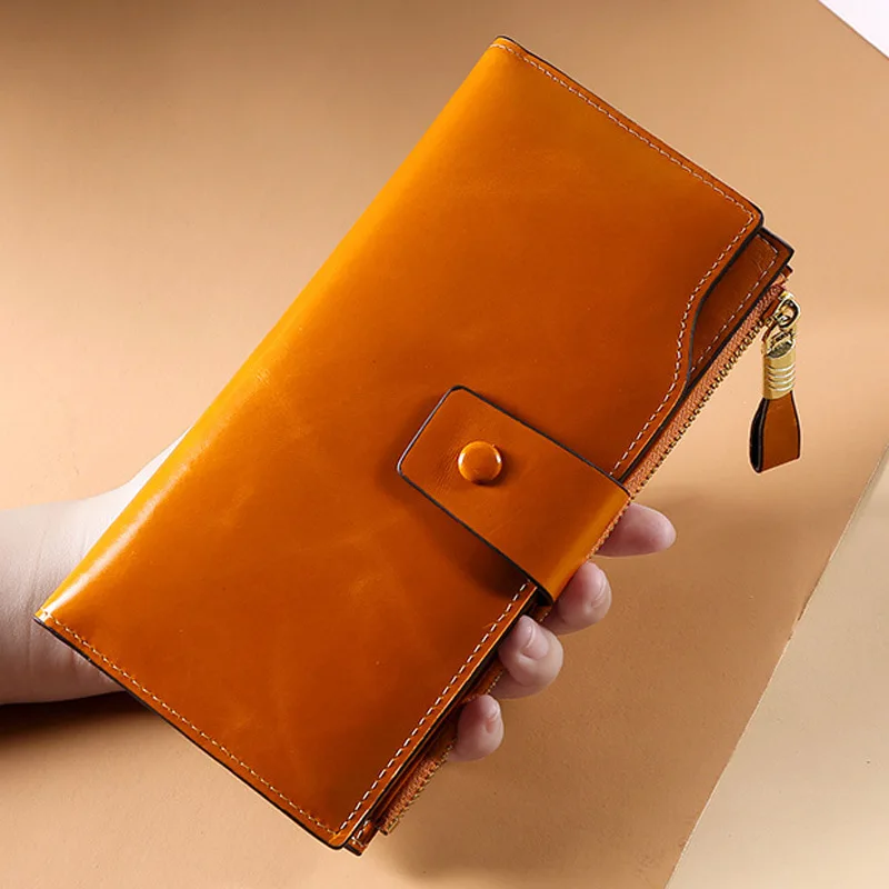 2019 New Style Hot Selling Frld Anti-Theft WOMEN'S Leather Wallet Long Oil Wax Leather Women's Wallet
2019 New Style Hot Selling Frld Anti-Theft WOMEN'S Leather Wallet Long Oil Wax Leather Women's Wallet