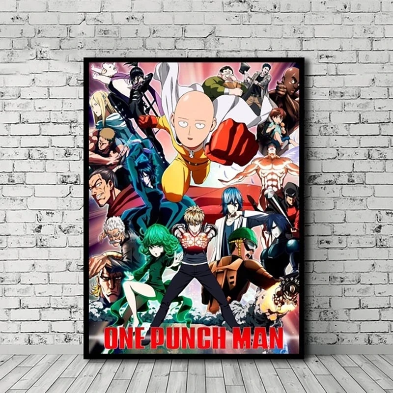 Canvas Pictures Home Decoration HD Prints Painting Anime One Punch Man Wall Art Nordic Creative Poster Modular For Children Room
Canvas Pictures Home Decoration HD Prints Painting Anime One Punch Man Wall Art Nordic Creative Poster Modular For Children Room