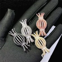 Women's 1 pcs 17x39mm CZ Micro Pave Candy Jewelry Link Connector
Women's 1 pcs 17x39mm CZ Micro Pave Candy Jewelry Link Connector