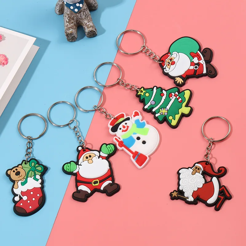 2020 new Christmas decorations PVC soft rubber deer old man keychain Christmas tree small pendant Christmas sleigh cute charm
2020 new Christmas decorations PVC soft rubber deer old man keychain Christmas tree small pendant Christmas sleigh cute charm