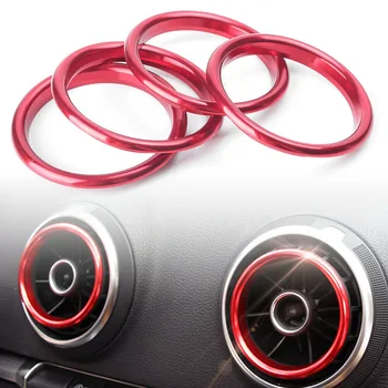 4x Interior Air Vent Outlet Ring Cover Trim Red/Blue For A3 S3 Q2L 8V 2012-2019 High Quality And New Car Interior Accessories
4x Interior Air Vent Outlet Ring Cover Trim Red/Blue For A3 S3 Q2L 8V 2012-2019 High Quality And New Car Interior Accessories